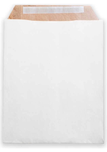 Beyaz Bantlı Hediye Paketi 30X8X40,5 cm