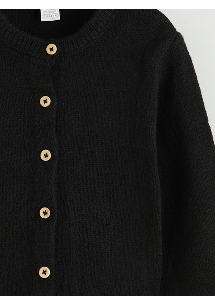 Yeni Sezon Bisiklet Yaka Kız Çocuk Triko Hırka modelleri