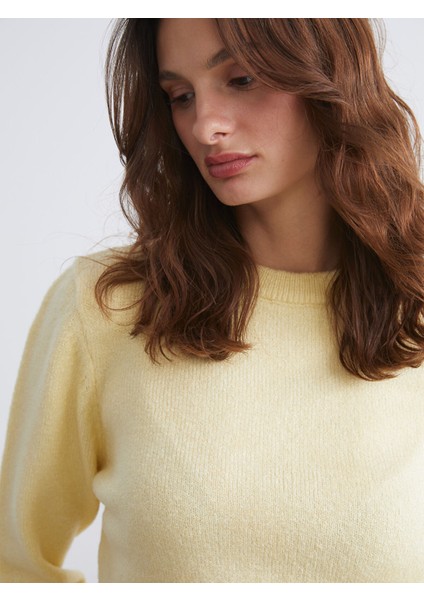 Yeni Sezon Bisiklet Yaka Kadın Triko Kazak