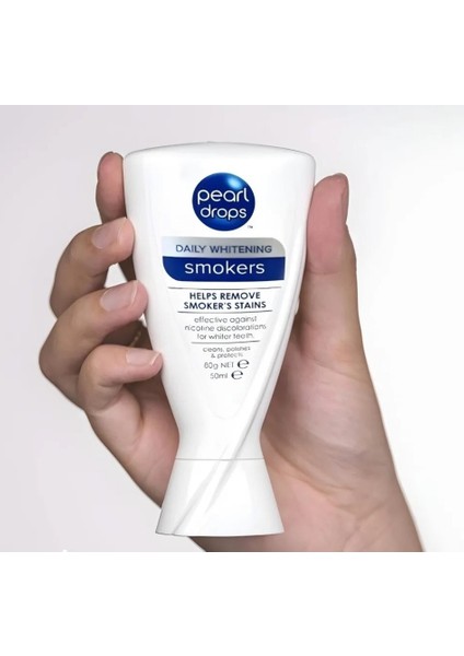 Smokers-2 adet. Sigara içenler için leke çıkartıcı extra naneli Jel Diş Macunu 50ml modelleri