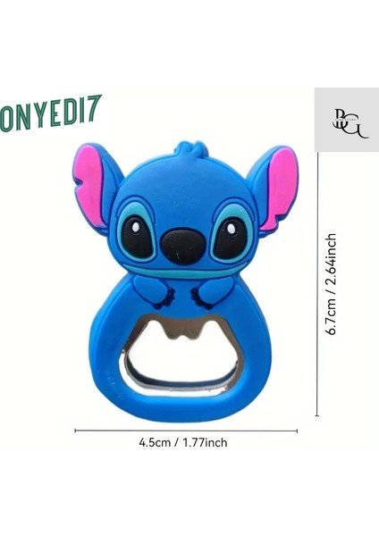 Stitch Temalı Magnetli Şişe Açacağı – Kawaii Tasarımlı Mutfak ve Bar Aksesuarı - Açacak modelleri