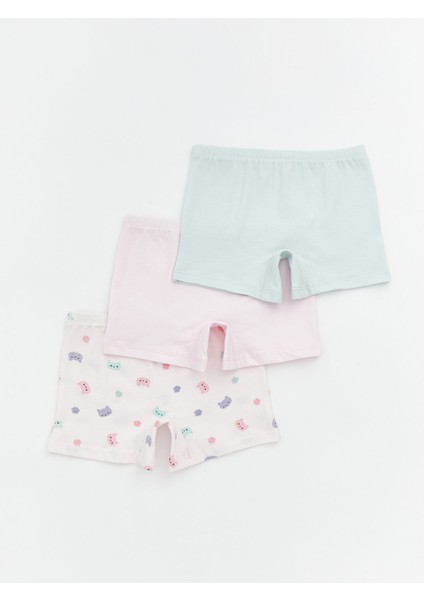 Yeni Sezon Beli Lastikli Baskılı Kız Bebek Boxer 3'lü fiyatları