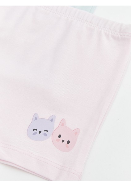 Yeni Sezon Beli Lastikli Baskılı Kız Bebek Boxer 3'lü fırsatları