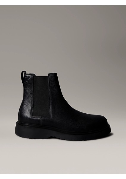 Deri Combat Chelsea Erkek Siyah Bot YM0YM01374-0GJ