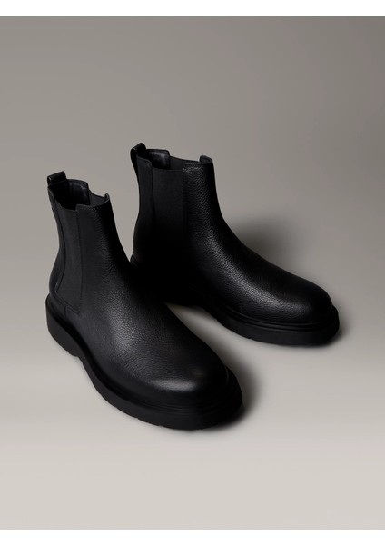 Deri Combat Chelsea Erkek Siyah Bot YM0YM01374-0GJ fiyatları