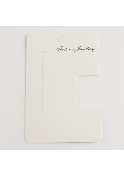 Depomix Toka Kartı 7X11 Cm-Beyaz