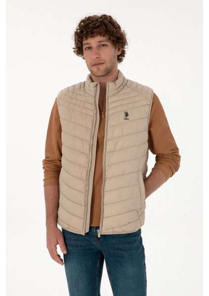 Erkek Koyu Bej Yelek (Dokuma) 50312012-VR088