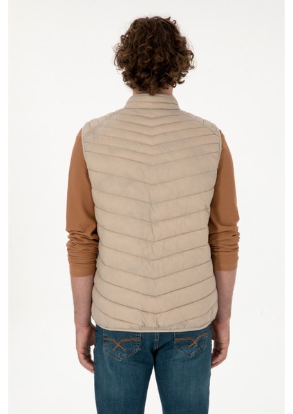 Erkek Koyu Bej Yelek (Dokuma) 50312012-VR088 indirimleri