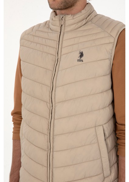 Erkek Koyu Bej Yelek (Dokuma) 50312012-VR088