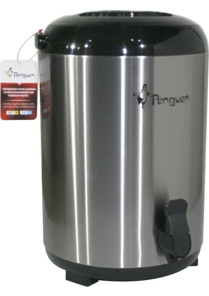 9.5 lt İçi Dışı Çelik İnox Su Termosu 1295C 2016ST0231232285456