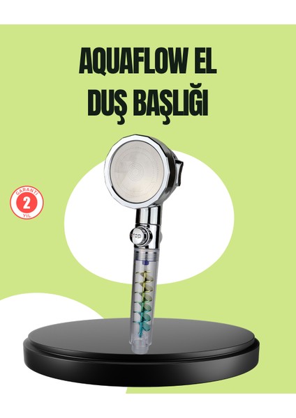 Basınçlı El Duşu Başlığı – Döner Pervaneli, Göz Kamaştıran Yağmur Etkisi