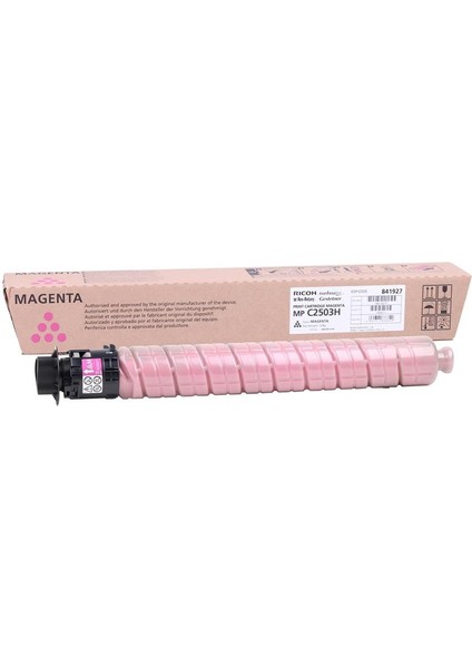 MP C2503MH Magenta Kırmızı Orjinal Fotokopi Toneri MP C2003-2004-2011-2504 9.500 Sayfa modelleri