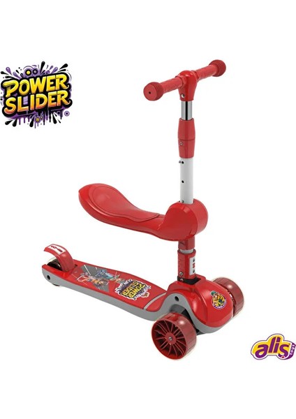 Power Slider Oturaklı Işıklı Katlanabilir Scooter fırsatları