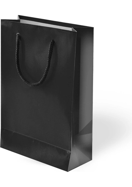 Siyah Karton Çanta 20X25CM