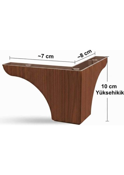 Rose 10 cm Mobilya Kanepe Sehpa Tv Ünitesi Koltuk ve Konsol Ayağı fiyatları