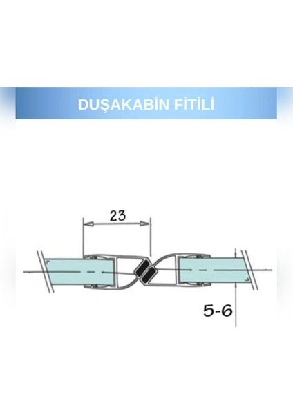Siyah Duşakabin Mıknatıs Takımı ve 2 Adet Suluk Fitili 200 cm modelleri