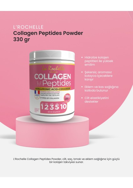 Collagen Peptıdes Powder 330 gr fırsatları