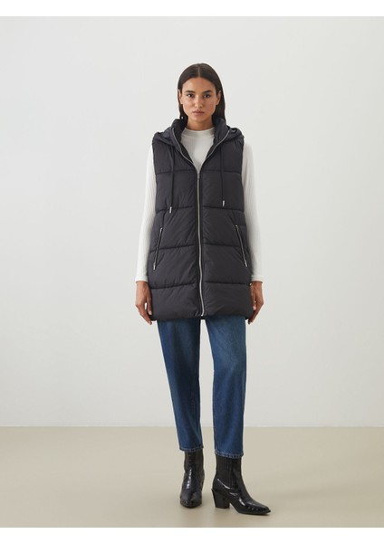 Yeni Sezon Kapüşonlu Kadın Şişme Yelek fiyatları