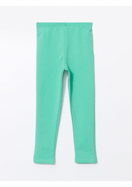 Yeni Sezon Beli Lastikli Basic Kız Çocuk Tayt