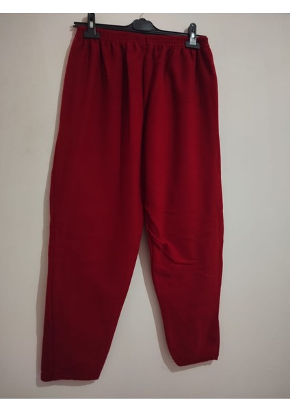 Kışlık, Çok Kalın, Standart Beden, Unisex, Düz Paça Traşlı Polar, Pantolon