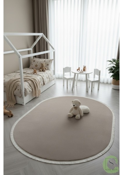 Post/peluş Yıkanabilir Kaymaz Taban Yumşacık Vizon Saçaklı Modern ve Şık Salon Oturma Odası Mutfak Çocuk Odası Koridor Antre Halısı