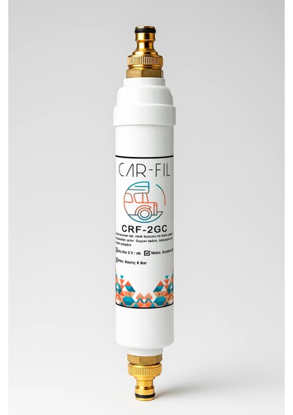 | Karavan & Tekne Su Deposu Klor, Kötü Koku ve Renk Giderici Premium Filtre