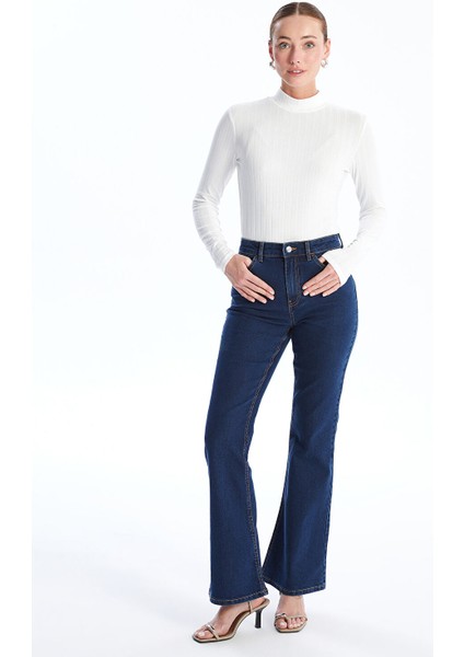 Yeni Sezon Dik Yaka Düz Uzun Kollu Kadın Body fırsatları