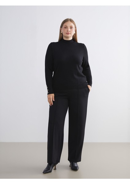 Yeni Sezon Dik Yaka Kadın Triko Kazak fırsatları