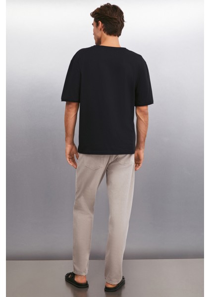 DAVINSONO Erkek Siyah T-Shirt indirimleri