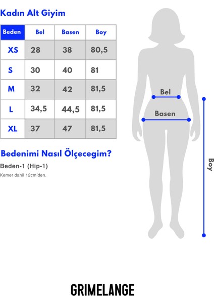 KALYYSIA Kadın Yüksek Bel Geniş Paçalı Slim Fit Ekru Pantolon