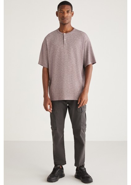 ANDREJ Erkek Mor T-Shirt fırsatları