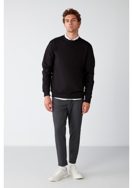 MARINO Erkek Siyah Sweatshirt indirimleri