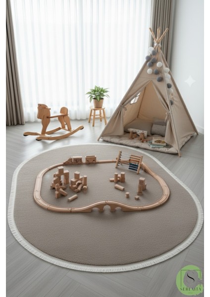 Post/peluş Yıkanabilir Kaymaz Taban Yumşacık Vizon Saçaklı Modern ve Şık Salon Oturma Odası Mutfak Çocuk Odası Koridor Antre Halısı indirimleri