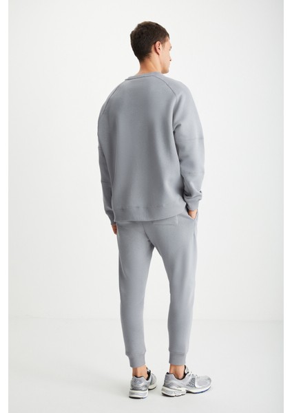 JOHHNY Erkek Mavi Sweatshirt