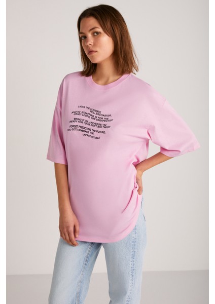 THESSA Kadın Pembe T-Shirt indirimleri
