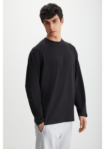 EZRA Erkek Siyah T-Shirt