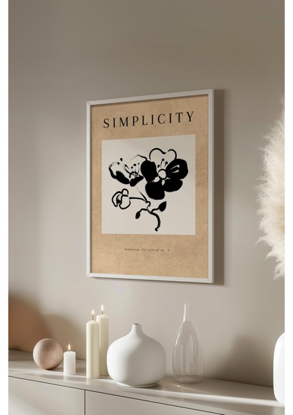 Bohemian Serisi Beyaz Çerçeveli Poster, Tablo NO:116