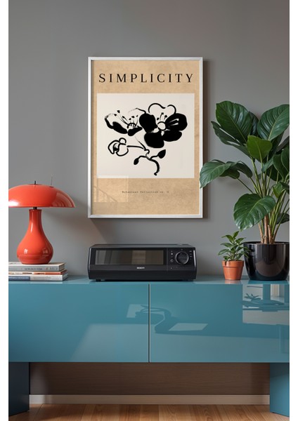 Bohemian Serisi Beyaz Çerçeveli Poster, Tablo NO:116 fiyatları