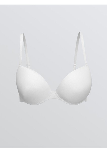 Yeni Sezon Balenli Dolgulu Düz Tişört Sütyen