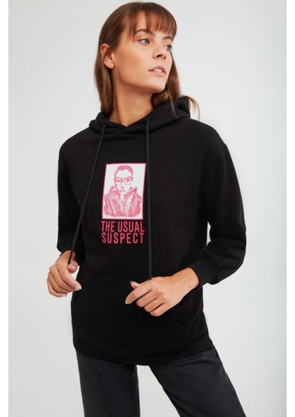 Suspect Comfort Siyah Sweatshirt
