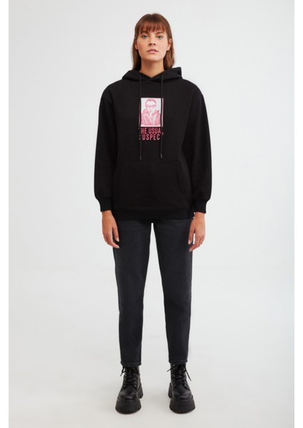 Suspect Comfort Siyah Sweatshirt