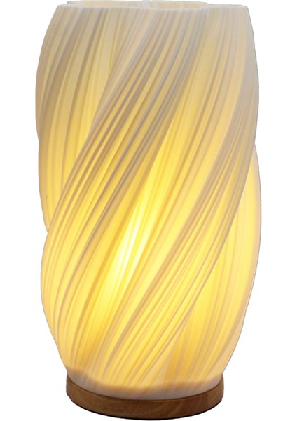 Onlanda Lambası Için Başucu Lambaları Vintage Çizgili Küçük Gece Işık Lambası Çalışma ve Dekorasyon Için, Esinti B (Yurt Dışından) fırsatları