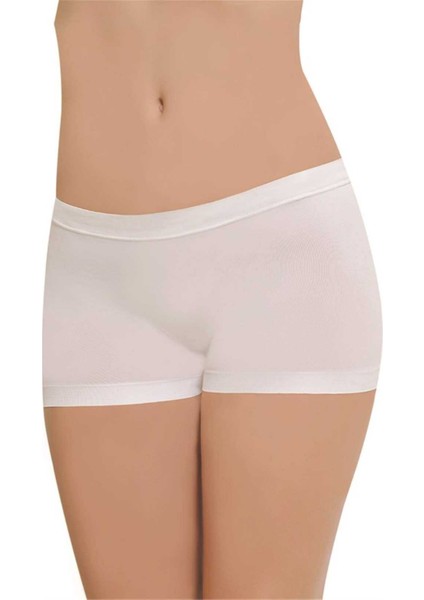 Dikişsiz Düşük Bel Şort Siyah