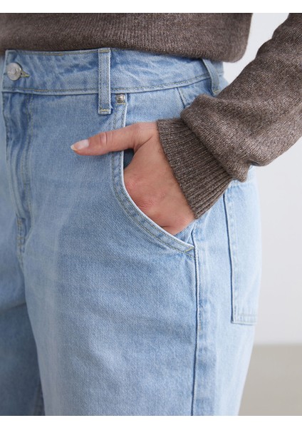 Yeni Sezon Bermuda Fit Kadın Jean Şortolon indirimleri