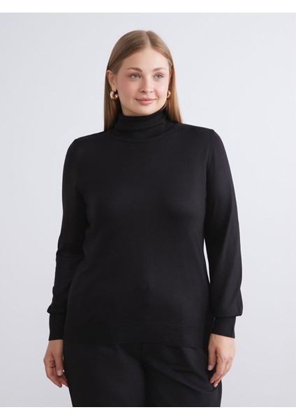 Yeni Sezon Balıkçı Yaka Kadın Triko Kazak modelleri