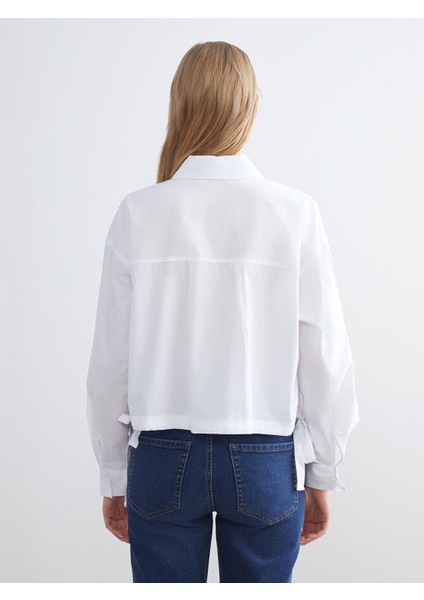 Yeni Sezon Oversize Poplin Kadın Gömlek fırsatları