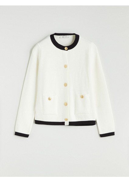 Yeni Sezon Bisiklet Yaka Kadın Triko Hırka indirimleri