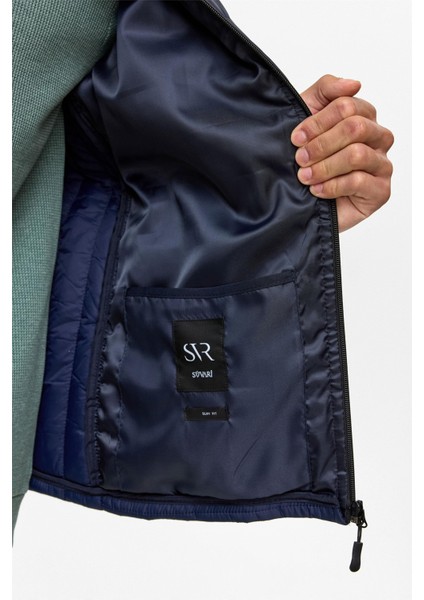 Kapitone Erkek Mont MN2008700517 Lacivert indirimleri