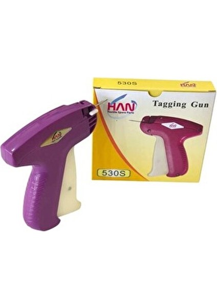 Standart Kılçık Tabancası 5 Li Yedek İğne ile Mor Renkli Kullanım Seti