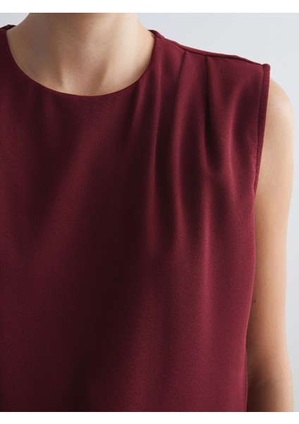 Yeni Sezon Bisiklet Yaka Büzgülü Bluz modelleri
